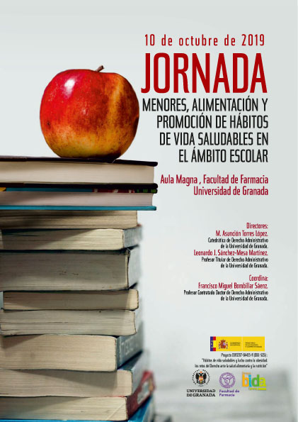 Jornada “Menores, alimentación y promoción de hábitos de vida saludables en el ámbito escolar”